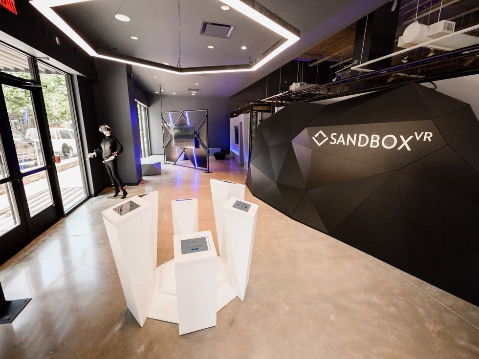 Sandbox VR interior