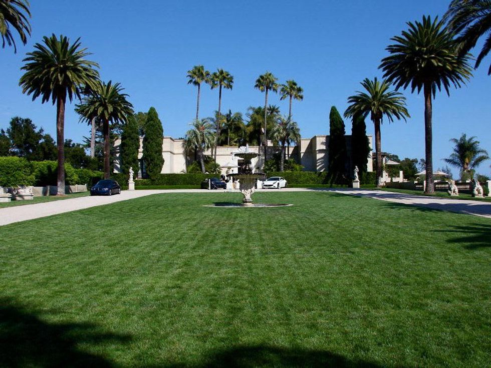 Santa Barbara Polo, September 2012, Montecito home of Sandi and Bill Nicholson, Ferrari, palm trees
