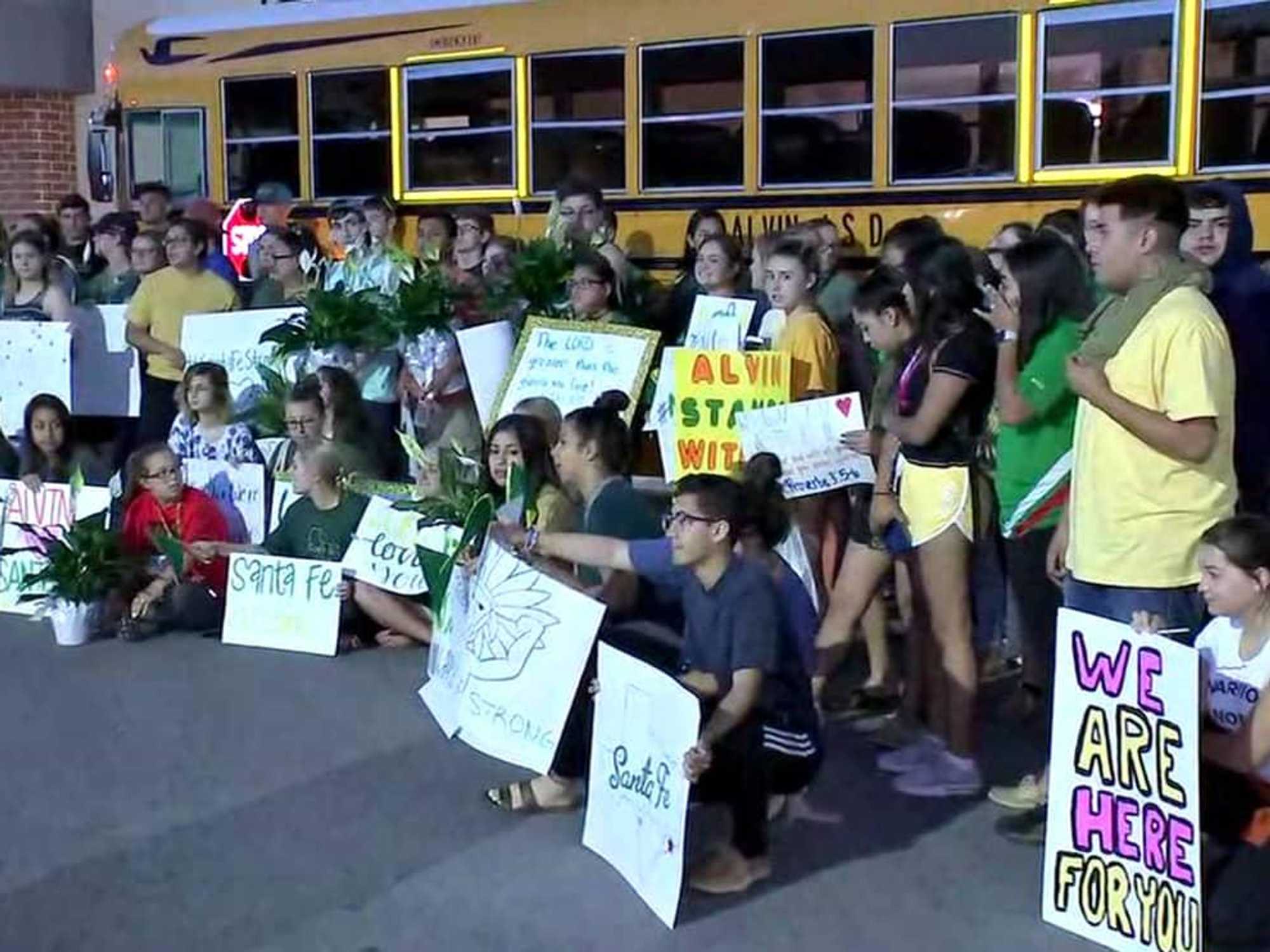 Santa Fe High School return to class support