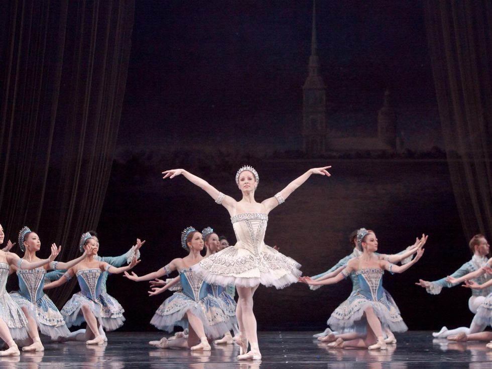 Sara Webb and Artists of the Houston Ballet in Balanchine's Ballet Imperial May 2013