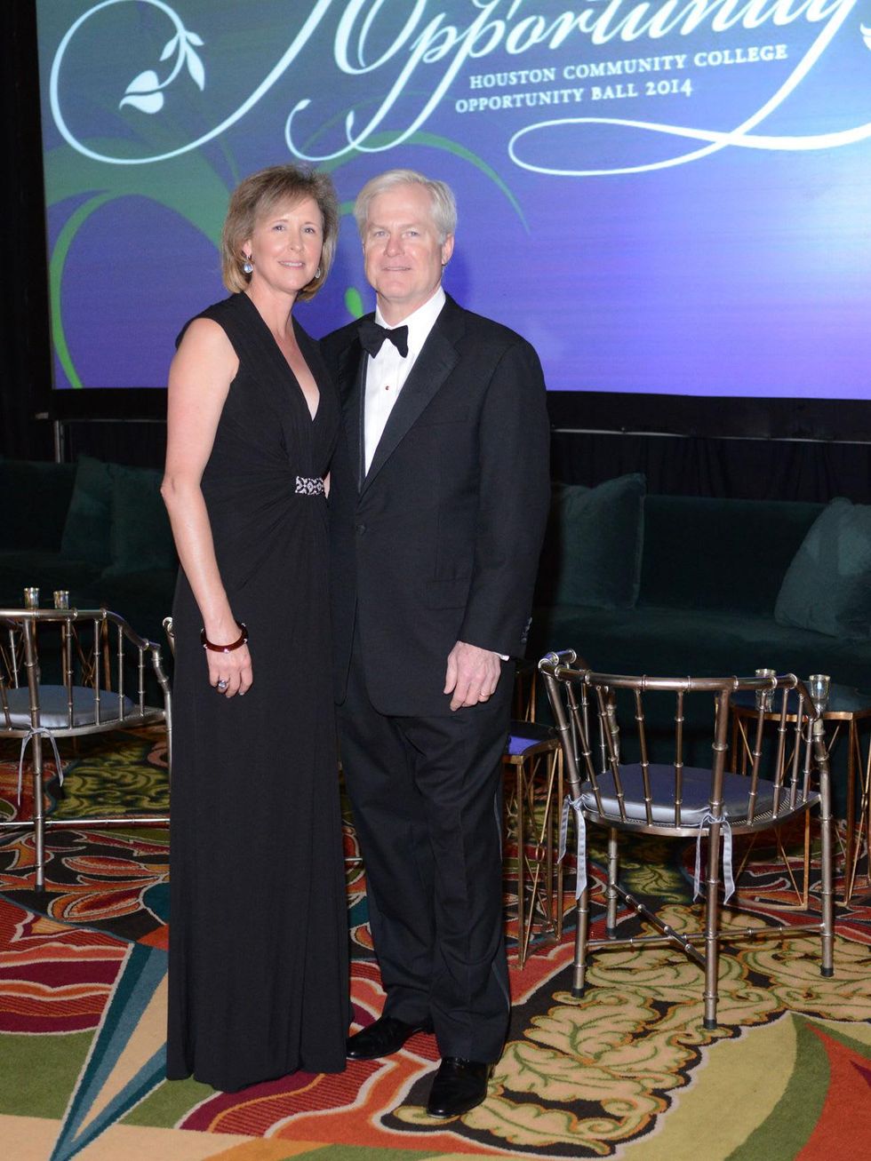 Sarah and Doug Foshee at the Houston Community College Gala February 2014