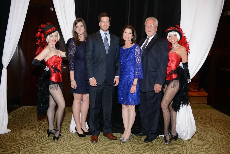 Sarah and J.R. Brann, from left, and Jane and Jim Brann at Nora's Home Gala May 2014