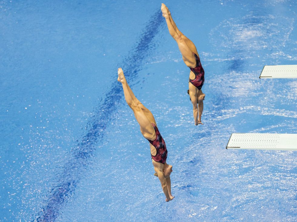 Sarah Bacon, Kassidy Cook, Olympic diving