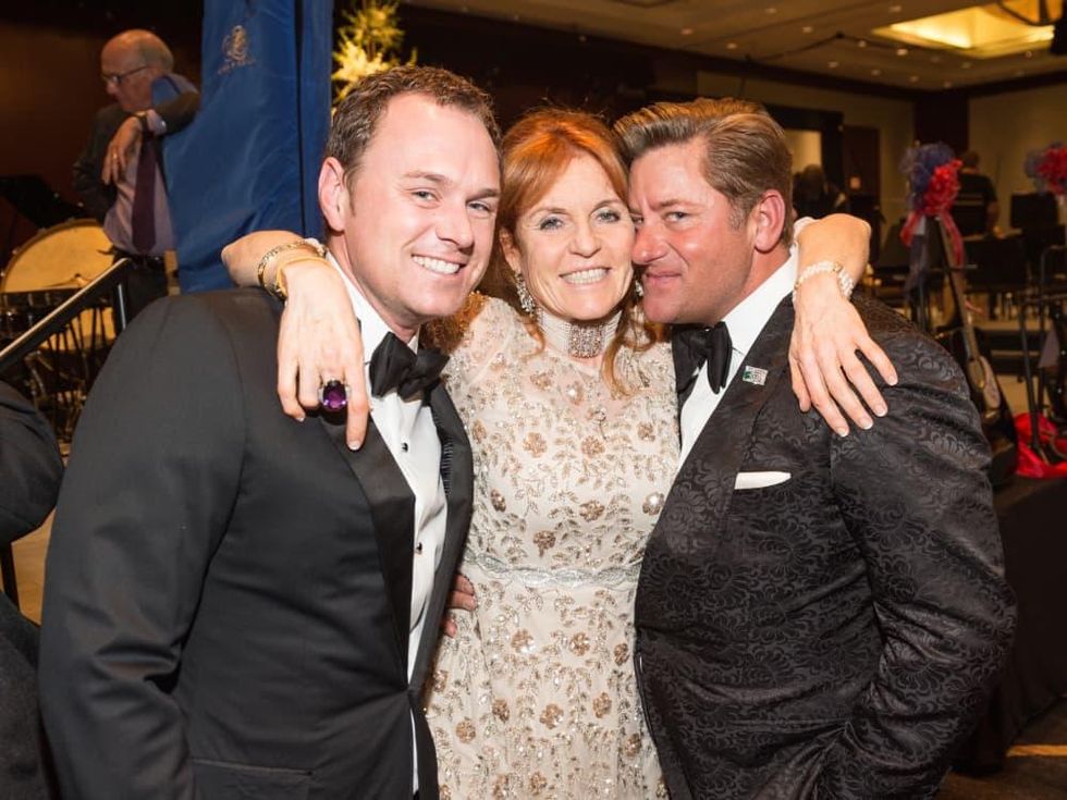 Sarah Duchess of York, Brian Teichman, Unidentified at Virtuosi Gala