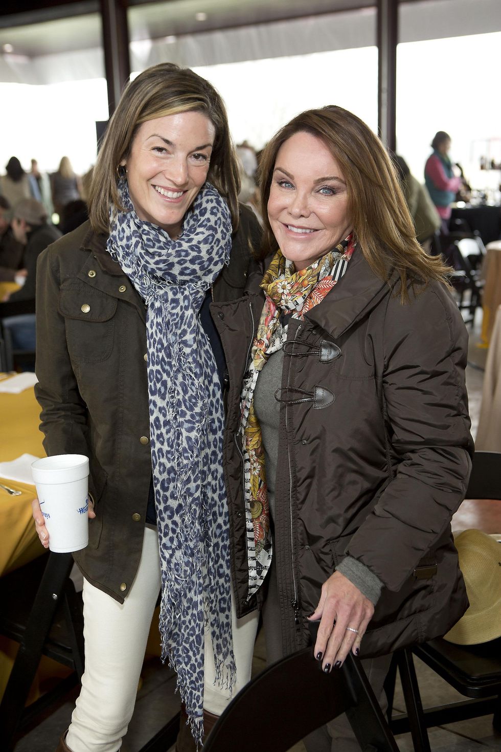 Sarah Lamb Larned, left, and Colleen Kotts at The Fine Art of Shooting March 2015