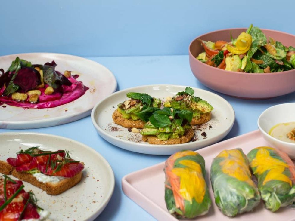 Satisfy Tablescape dishes