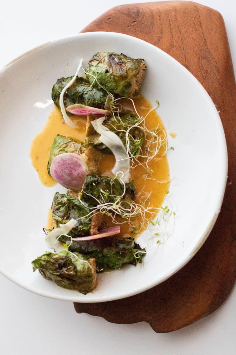 Savoir herb wrapped chicken