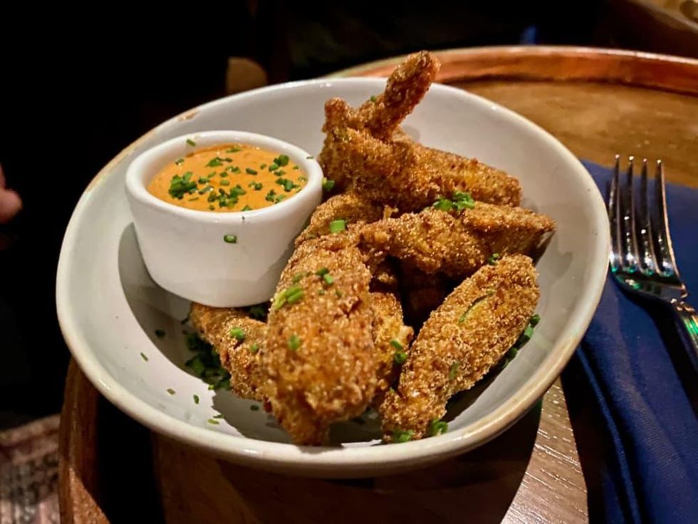 Savoir Sip fried okra