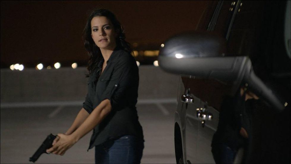 Scene from Lifetime Movie The Preacher's Mistress