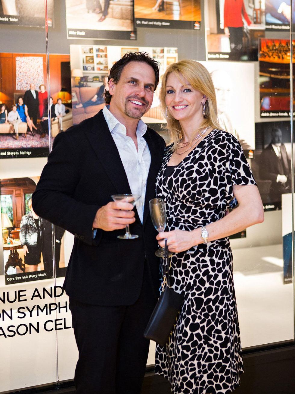 Scott and C.C. Ensell at the Houston Symphony Retrospective Exhibit event March 2014