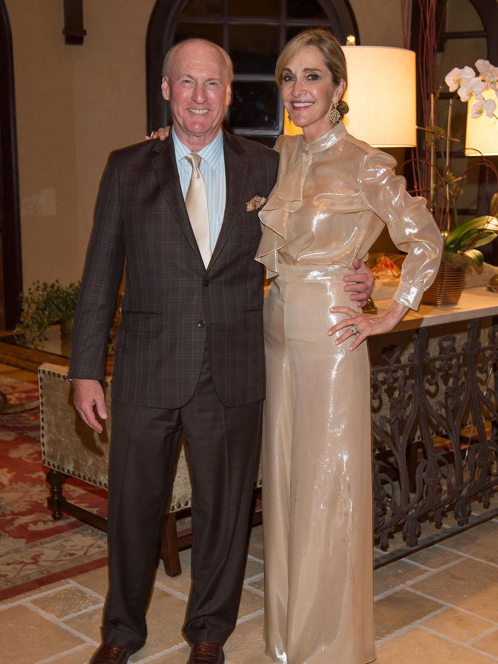 Scott and Jana Arnoldy at the Pin Oak Charity Horse Show kick-off February 2014