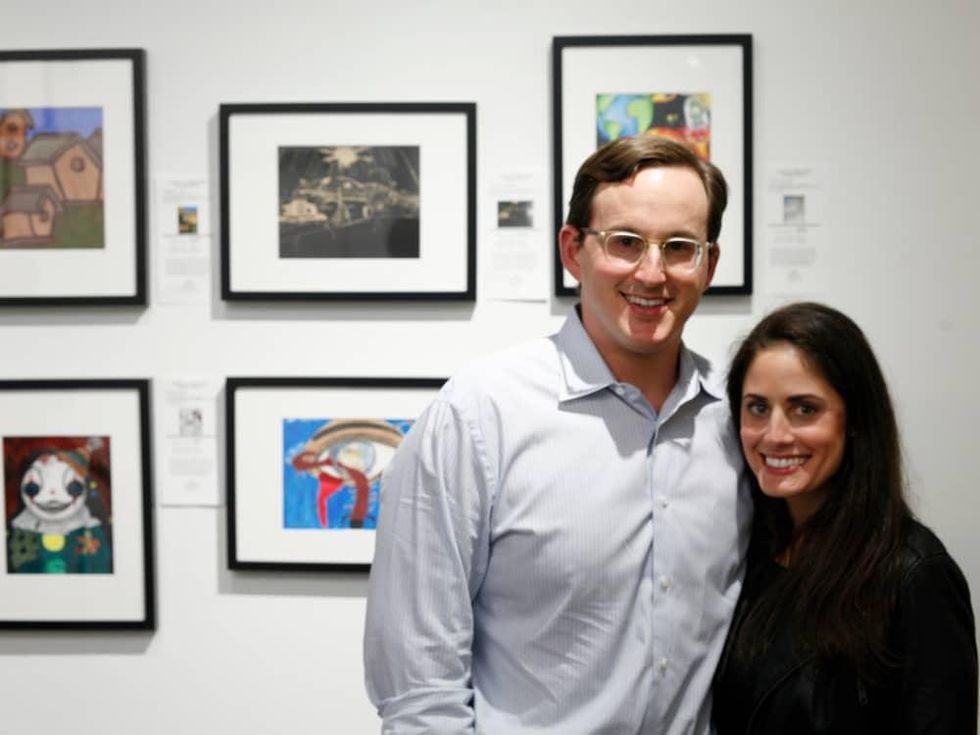 Scott and Jenifer Jacobson at Art on the Avenue 2017
