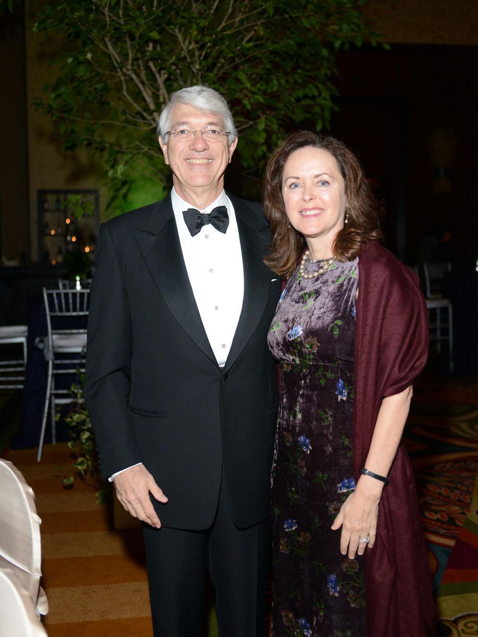 Scott and Karen Rozzell at the Houston Community College Gala February 2014