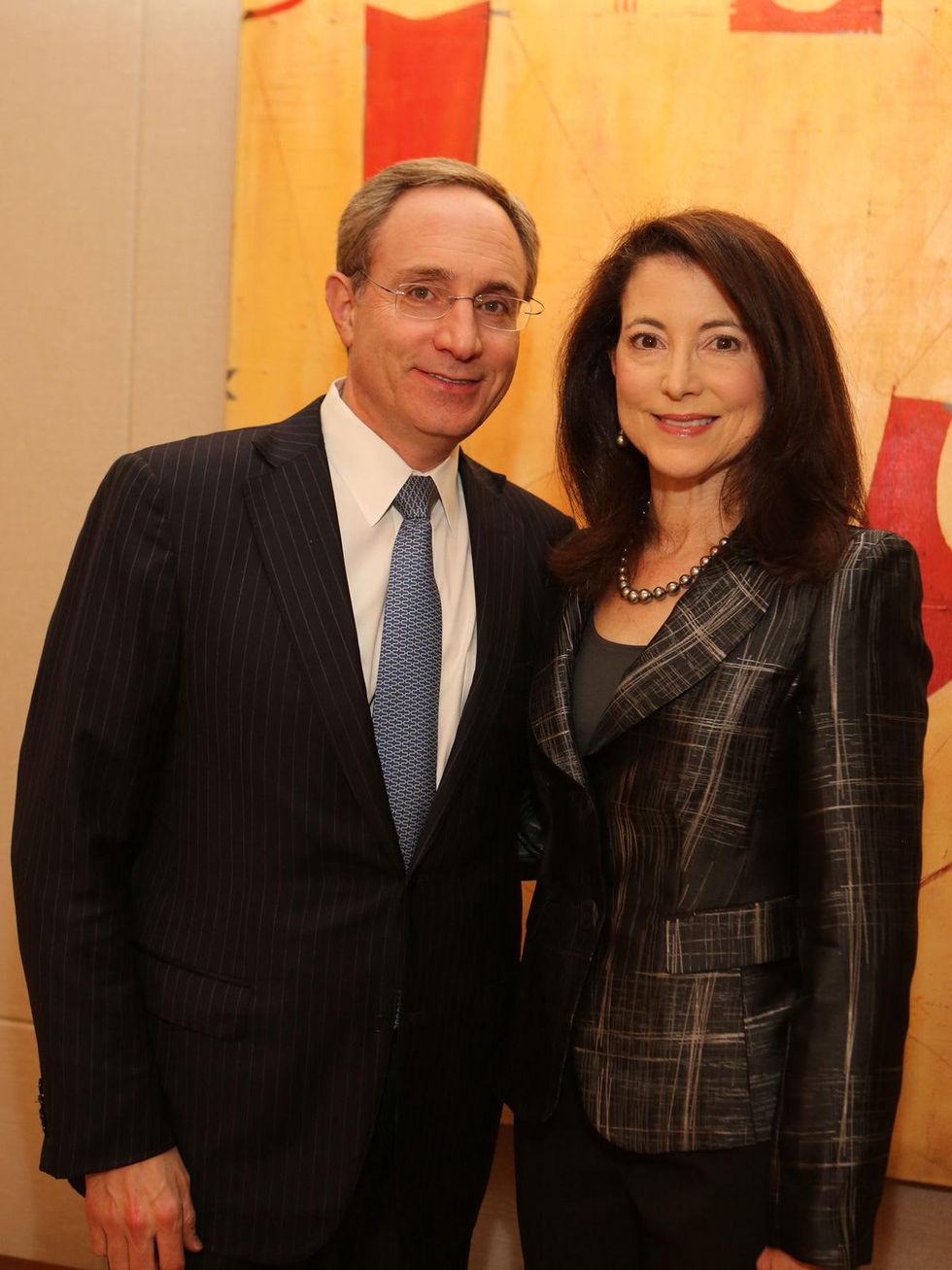Scott and Lori Wulfe at the Alley Theatre Board Holiday Party December 2013