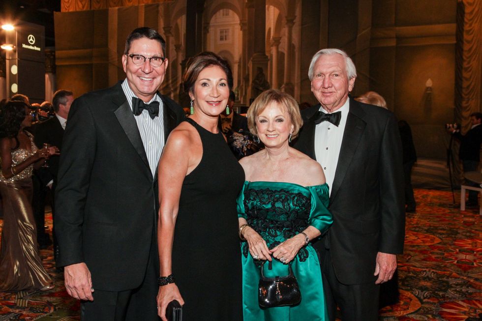 Scott and Soraya McClelland, from left, and Susie and Larry Johnsonat the Winter Ball January 2014