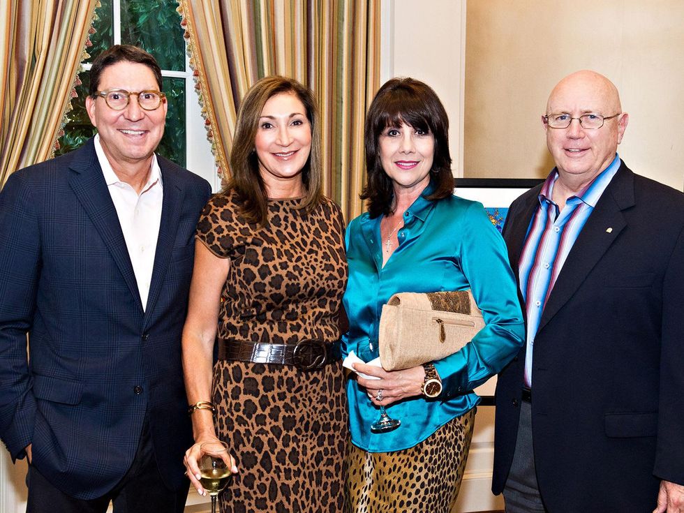 Scott and Soraya McClelland, from left, with Jamie and Theresa Hildreth at the Friends for Life Gala October 2013