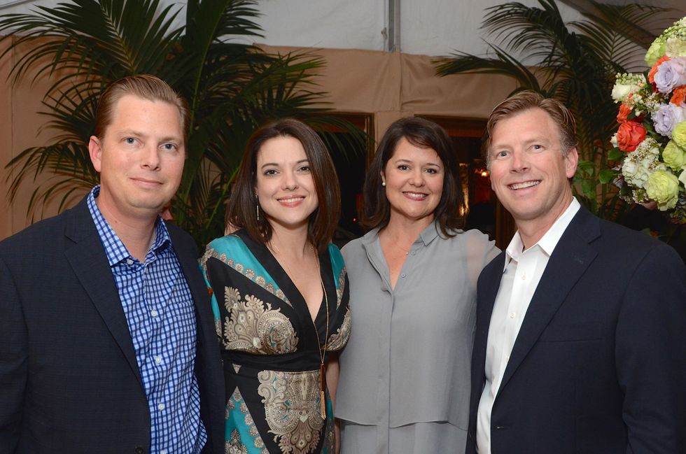 Scott and Stacey Butler, from left, and Chris and Bo Butler at the Butler Brothers party November 2014
