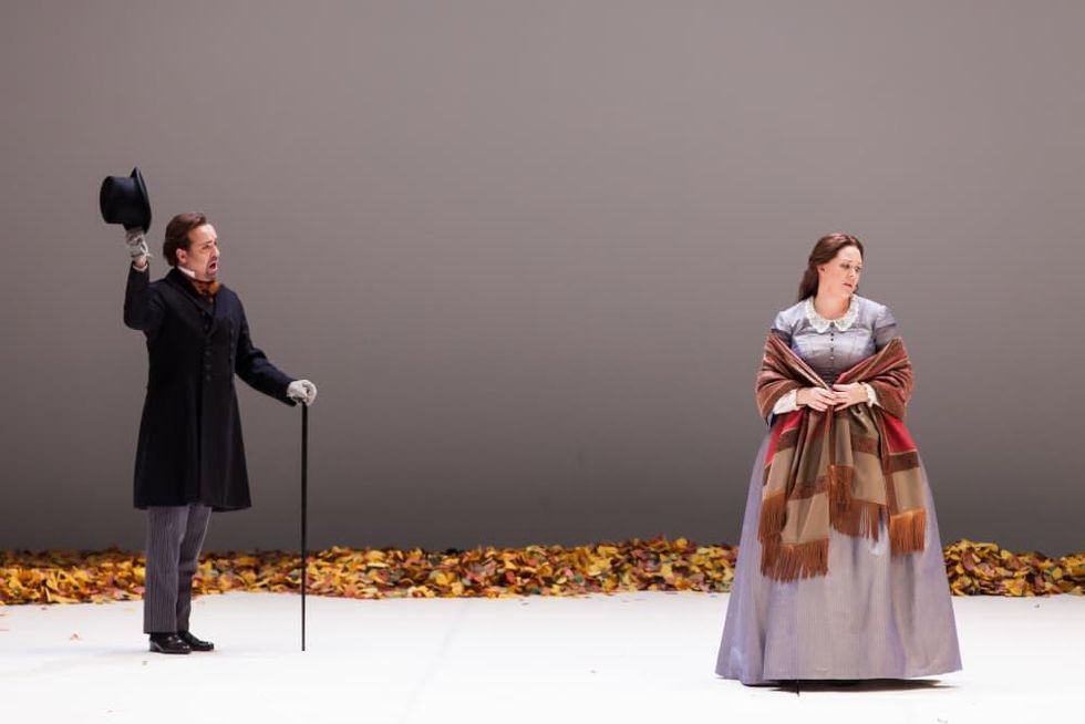 Scott Hendricks and Katie von Kooten in Houston Grand Opera production of Eugene Onegin,
