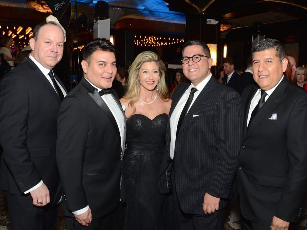 Scott Miller, Edward Sanchez, Patti Murphy, Roland Maldonado, Raul Diaz at Stages Gala