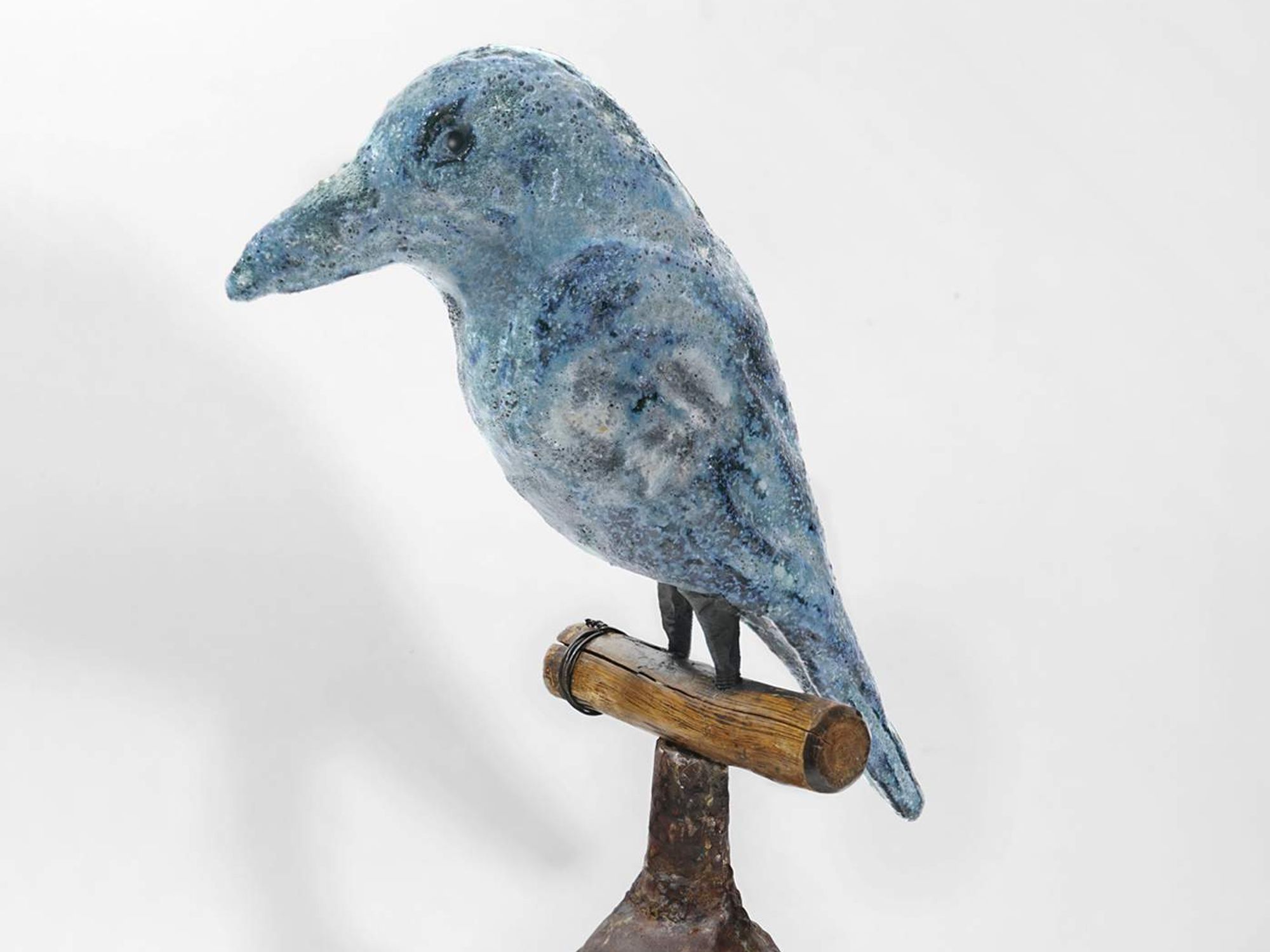 Sculpture of a bird by Damon Thomas