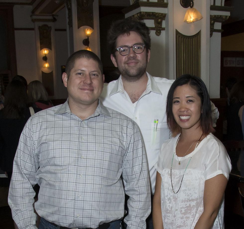 Sean Jensen, Justin Vann, Karen Man, Alley Theatre young professionals, Sept. 2014