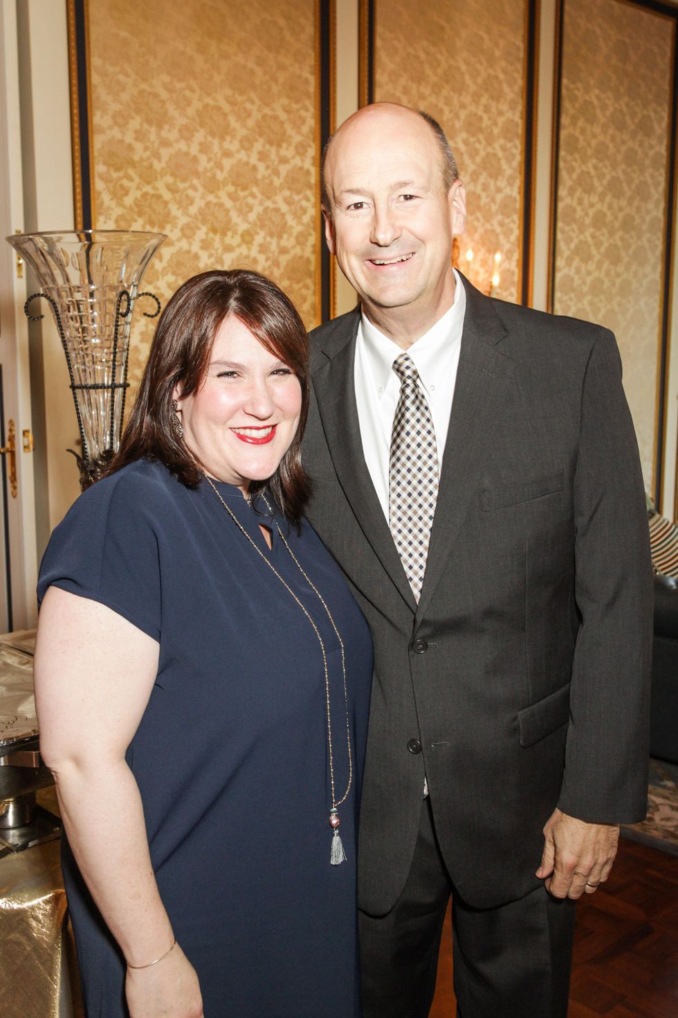 SEARCH Picnic in the Park 2015 Andrea Stewart (Picnic Chair) and Bill Breetz (Picnic Honoree)