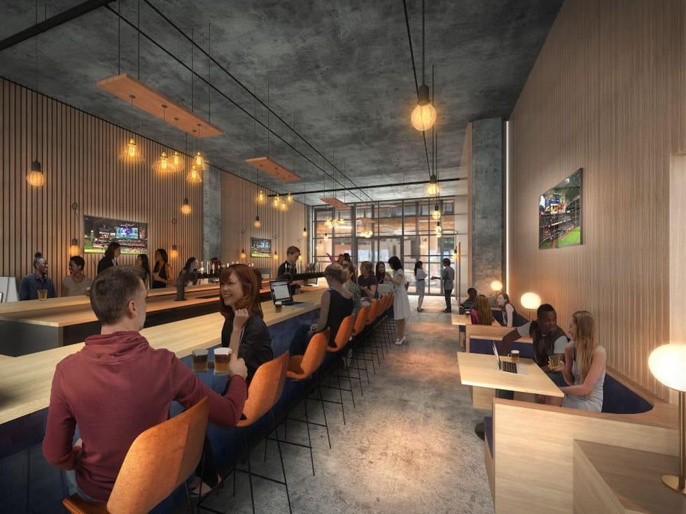Second Draught taproom rendering The Ion