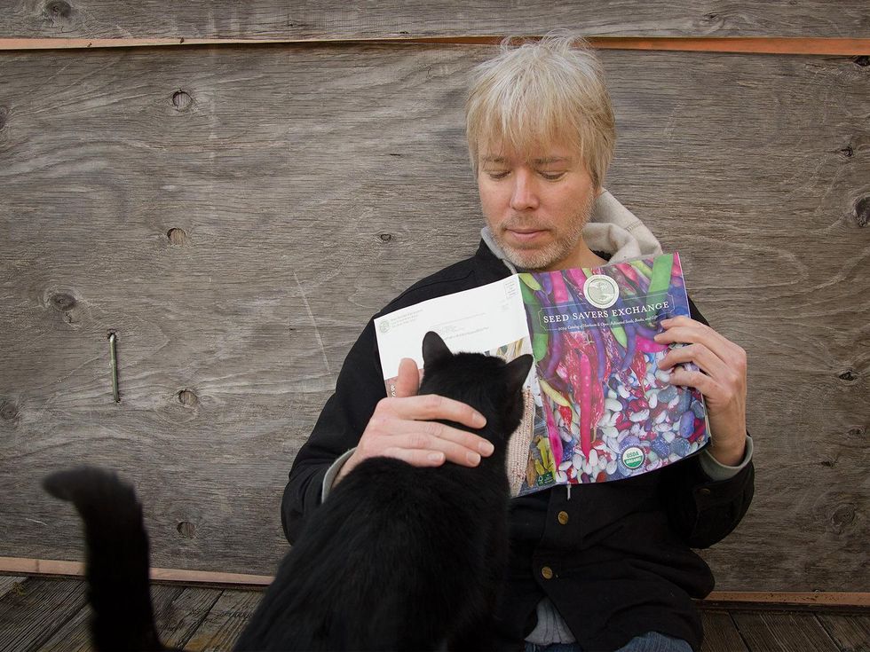 Seed catalog and cat