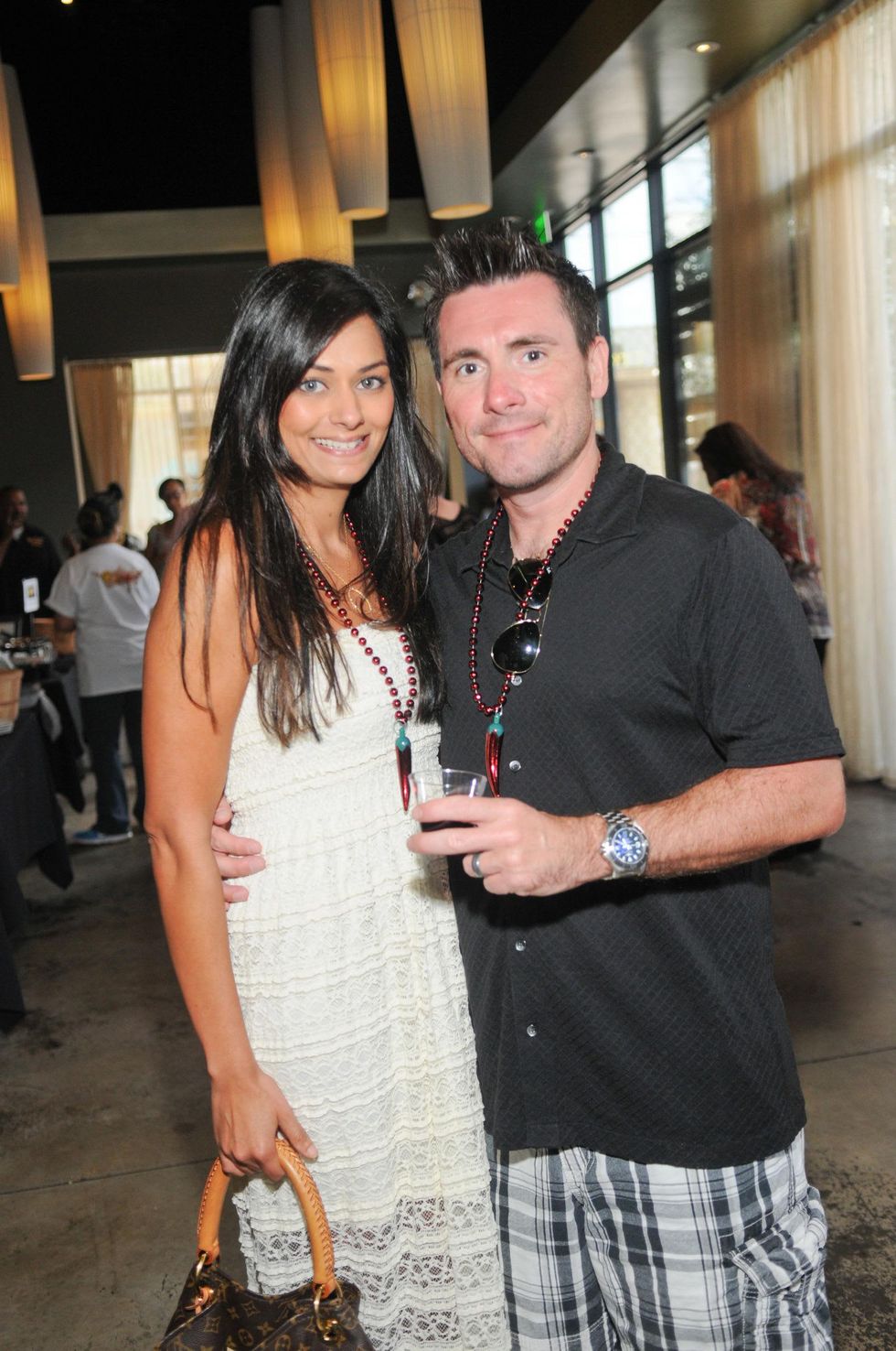 Seena Patel and Wayne Lilly at the Curry Crawl May 2014