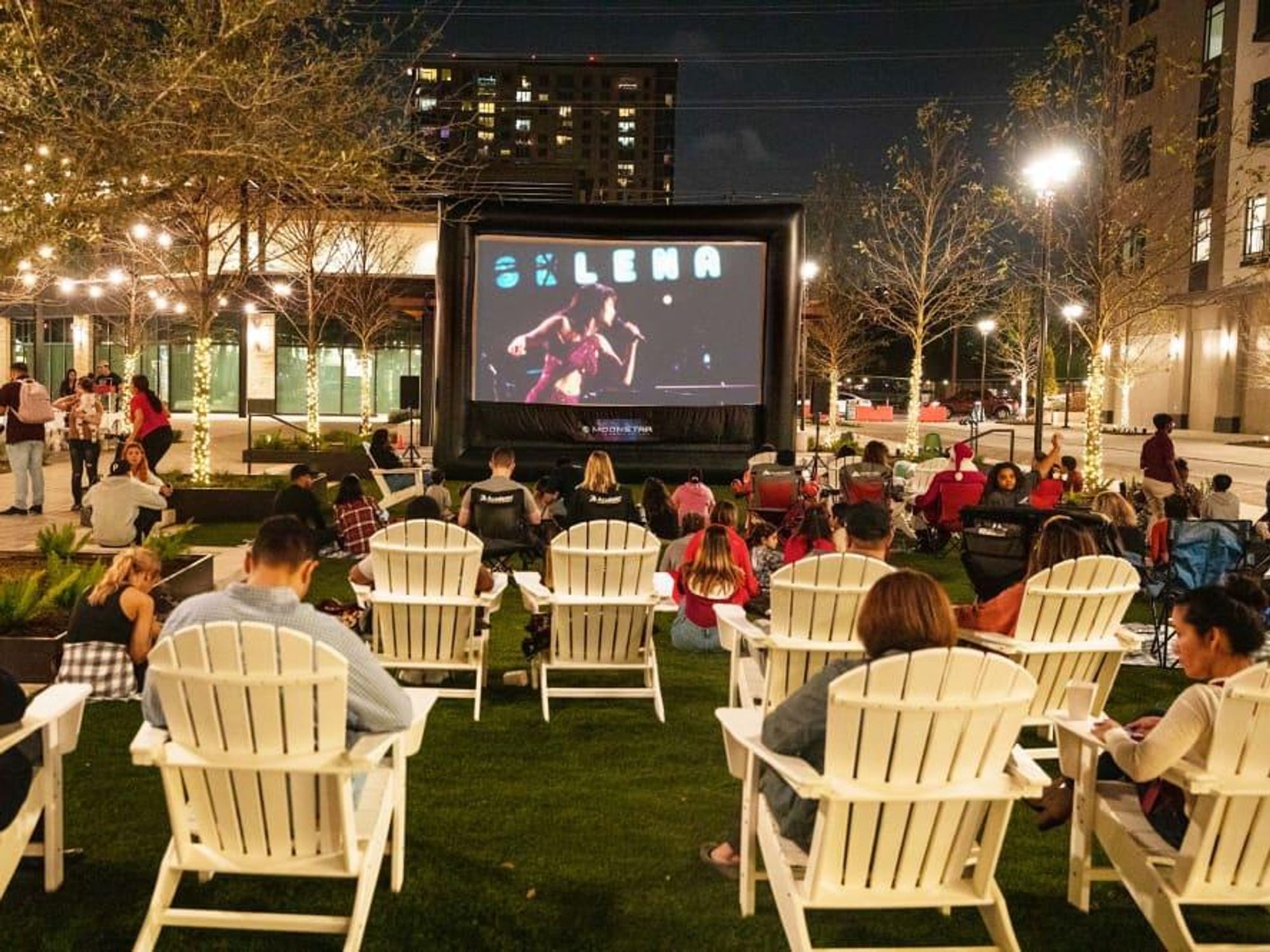 Selena movie Regent Square outdoor screening