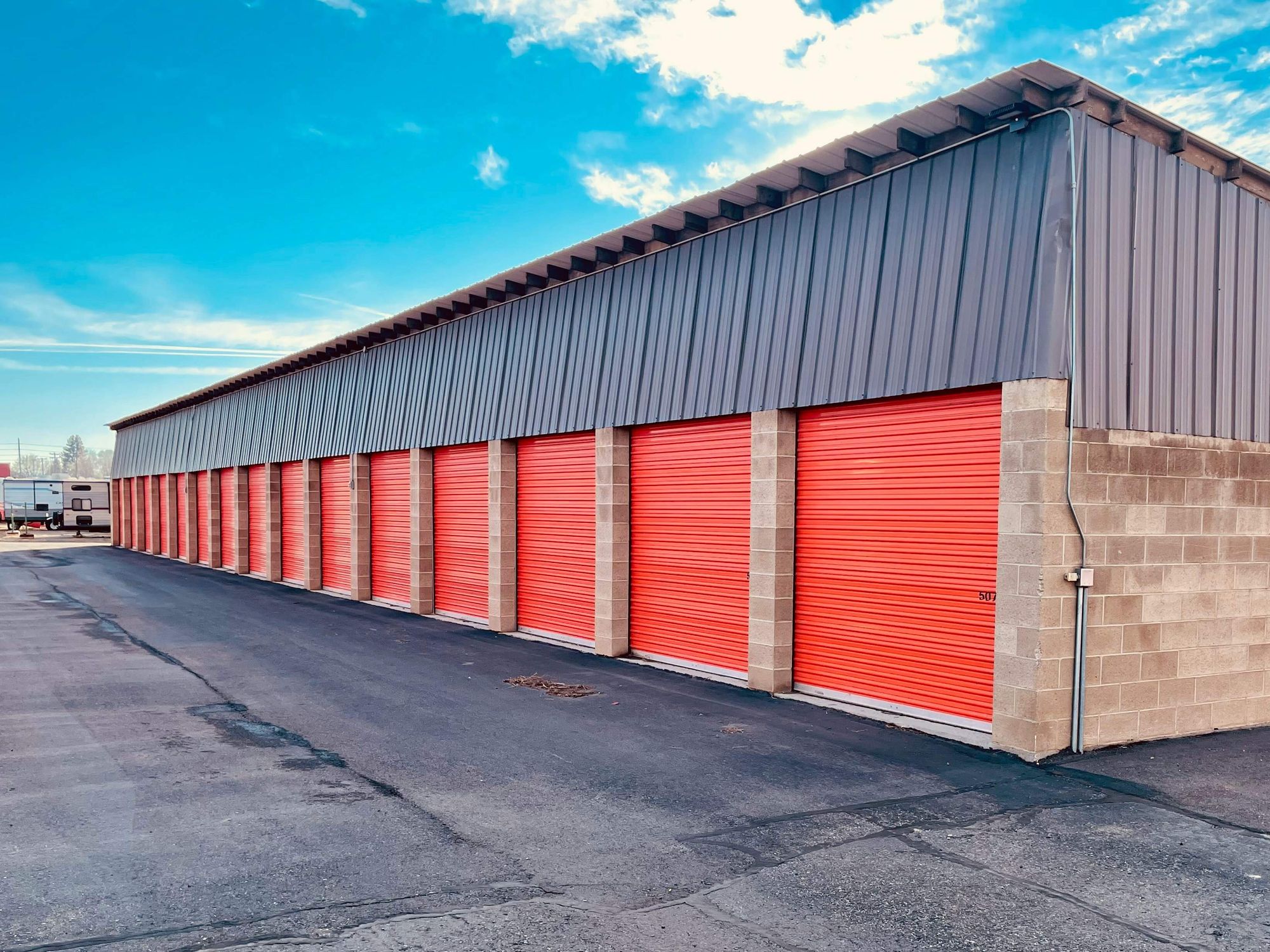 Self storage units
