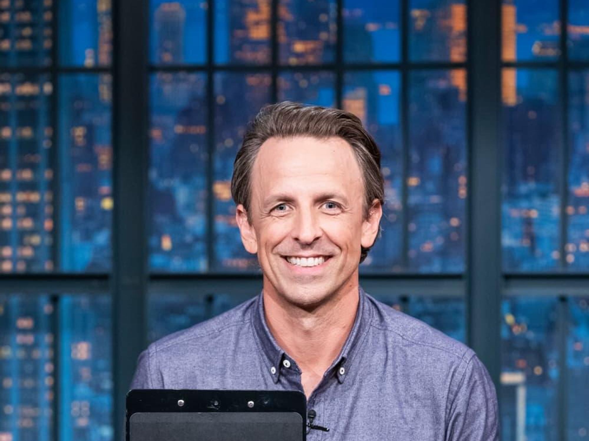 Seth Meyers FB desk vote