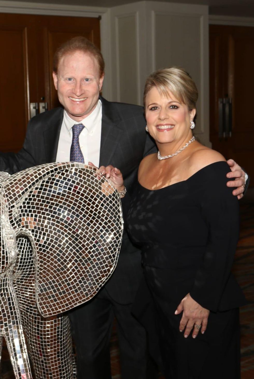 Seven Acres gala, Feb. 2016, David Stein, Andrea Stein