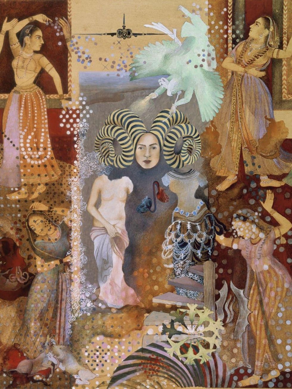 "Shahzia Sikander: Extraordinary Realities" opening day