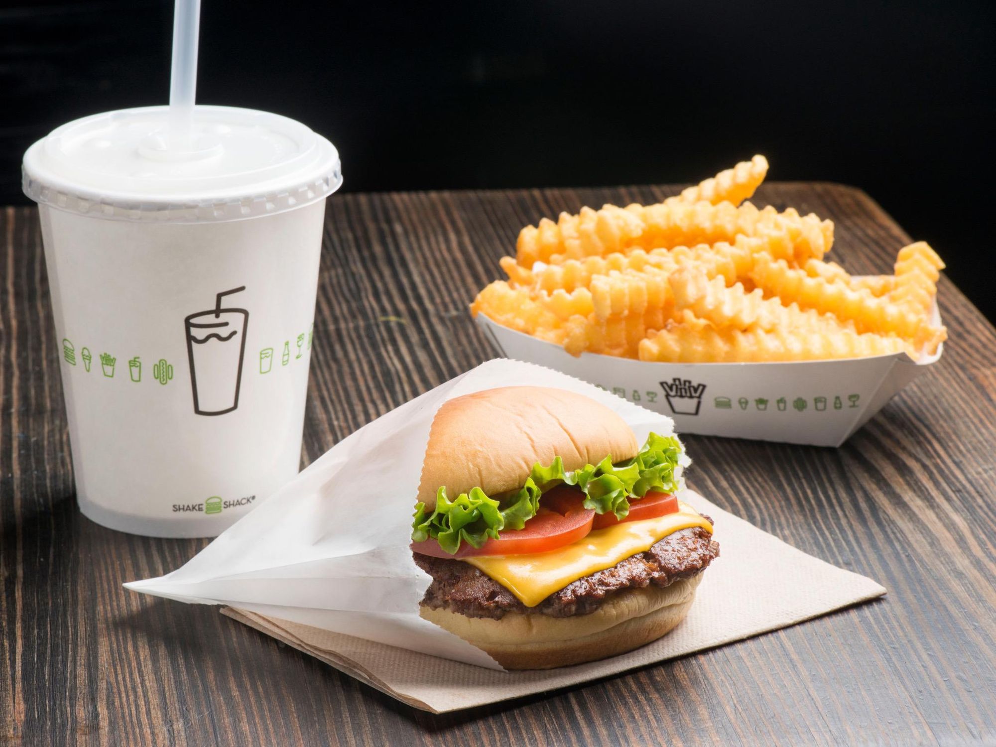 Shake Shack burger and fries