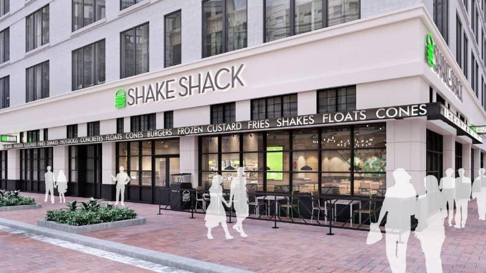 Shake Shack Houston downtown rendering
