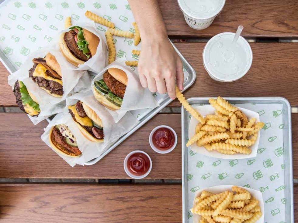 Shake Shack mixed tray