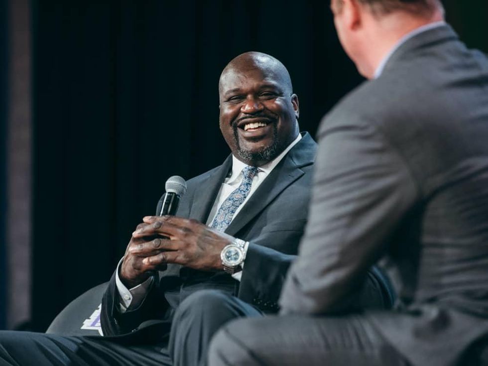 Shaquile O' Neal and Matt Iseman