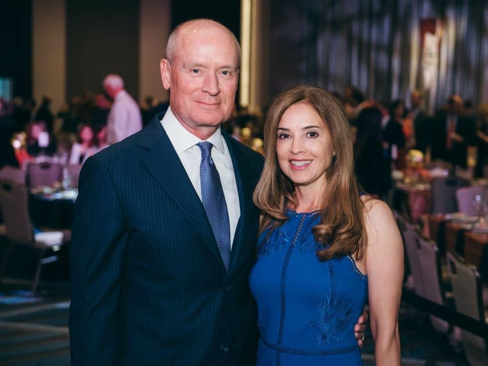 Shaquile O' Neal Texas Children\u2019s Physician-in-Chief Mark W. Kline and Nancy Calles