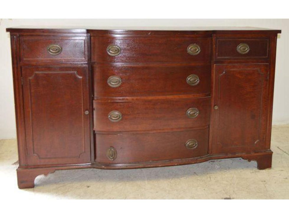 Sharon Bush auction sideboard buffet July 2014