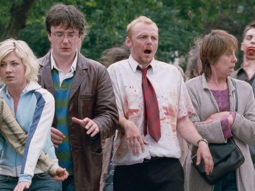 Shaun of the Dead zombies movie