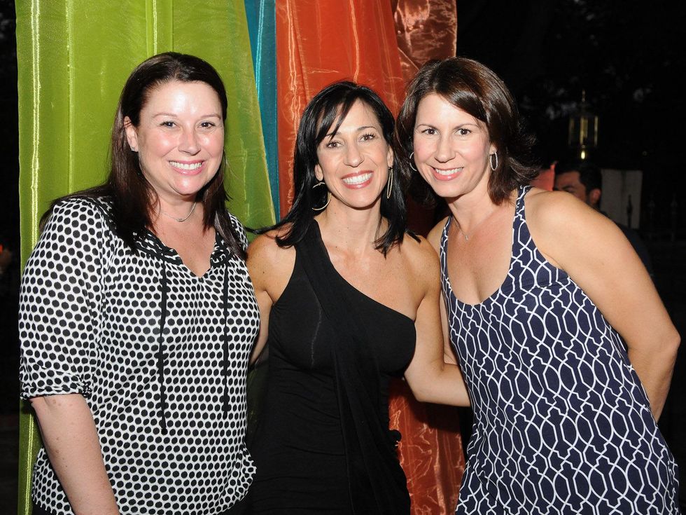 Shawn McElligot, left, Jennifer Raymond and Erin Ayers at the Q The Salon Moroccan theme party September 2013