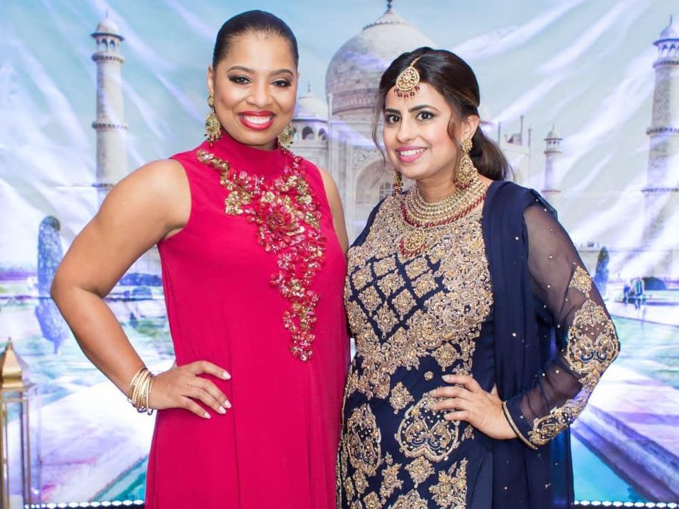 Shawntell McWilliams, Ruchi Mukherjee at International Mother's Day Soiree