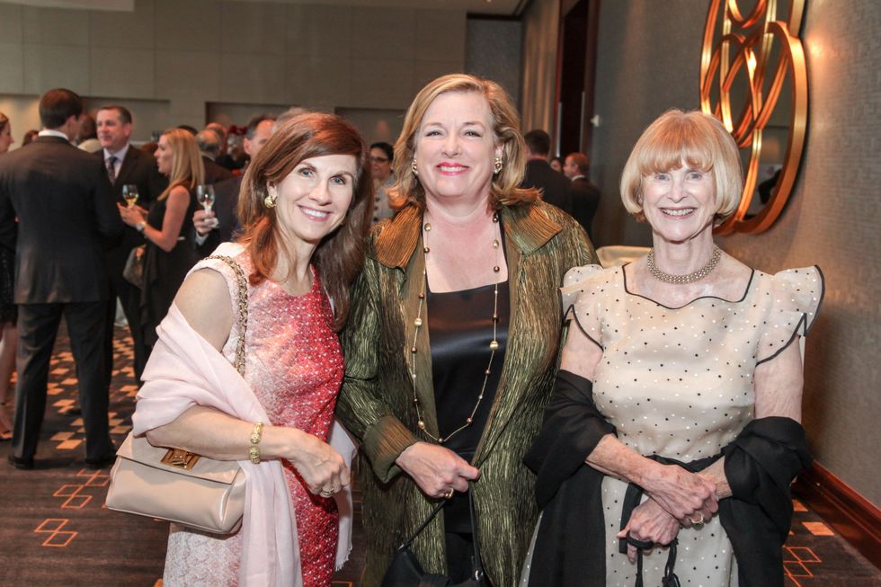 Sheila Hulme, from left, Molly Crownover and Nancy Allen at the Interfaith Ministries Tapestry Gala May 2014