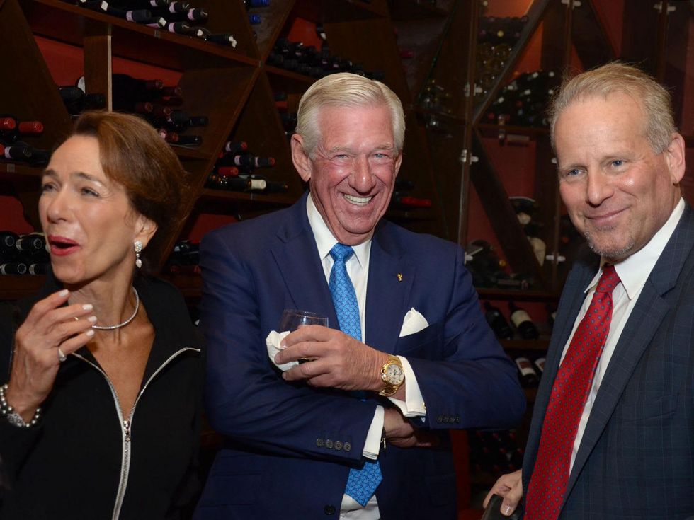 Sheila Ultes, from left, Morton Cohn and Billy Cohn at the Texas Heart Institute dinner April 2014