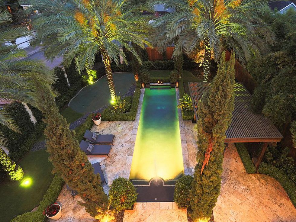 Shelby On the Market July 2013 3406 Greenbriar back yard from above