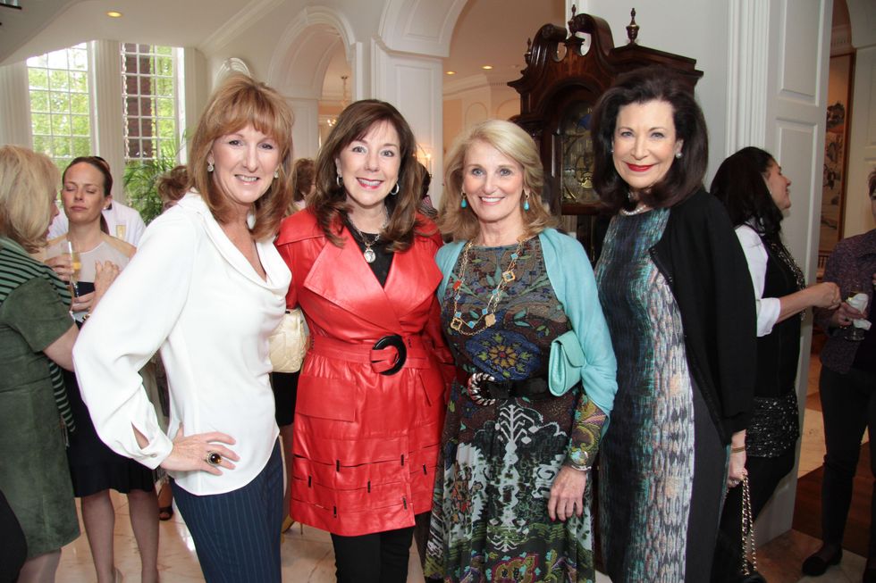 Shelley Reeves, Elizabeth Stein, Denise Monteleone, Betty Hrncir, Crohn's & Colitis luncheon, March 2014