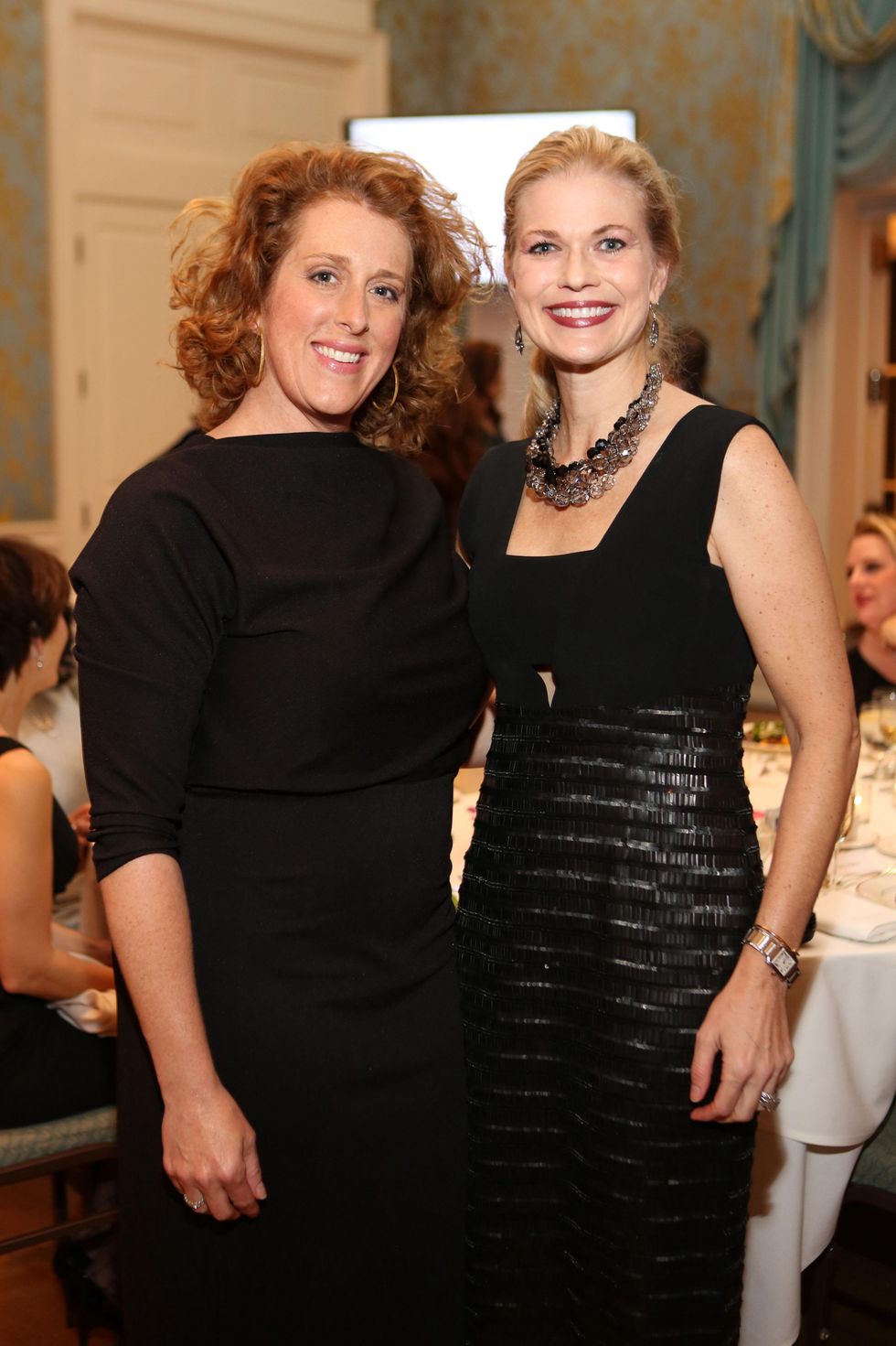 Shelly Smith Hendry, left, and Amy Pierce at the TUTS Dream Out Loud Celebration March 2015