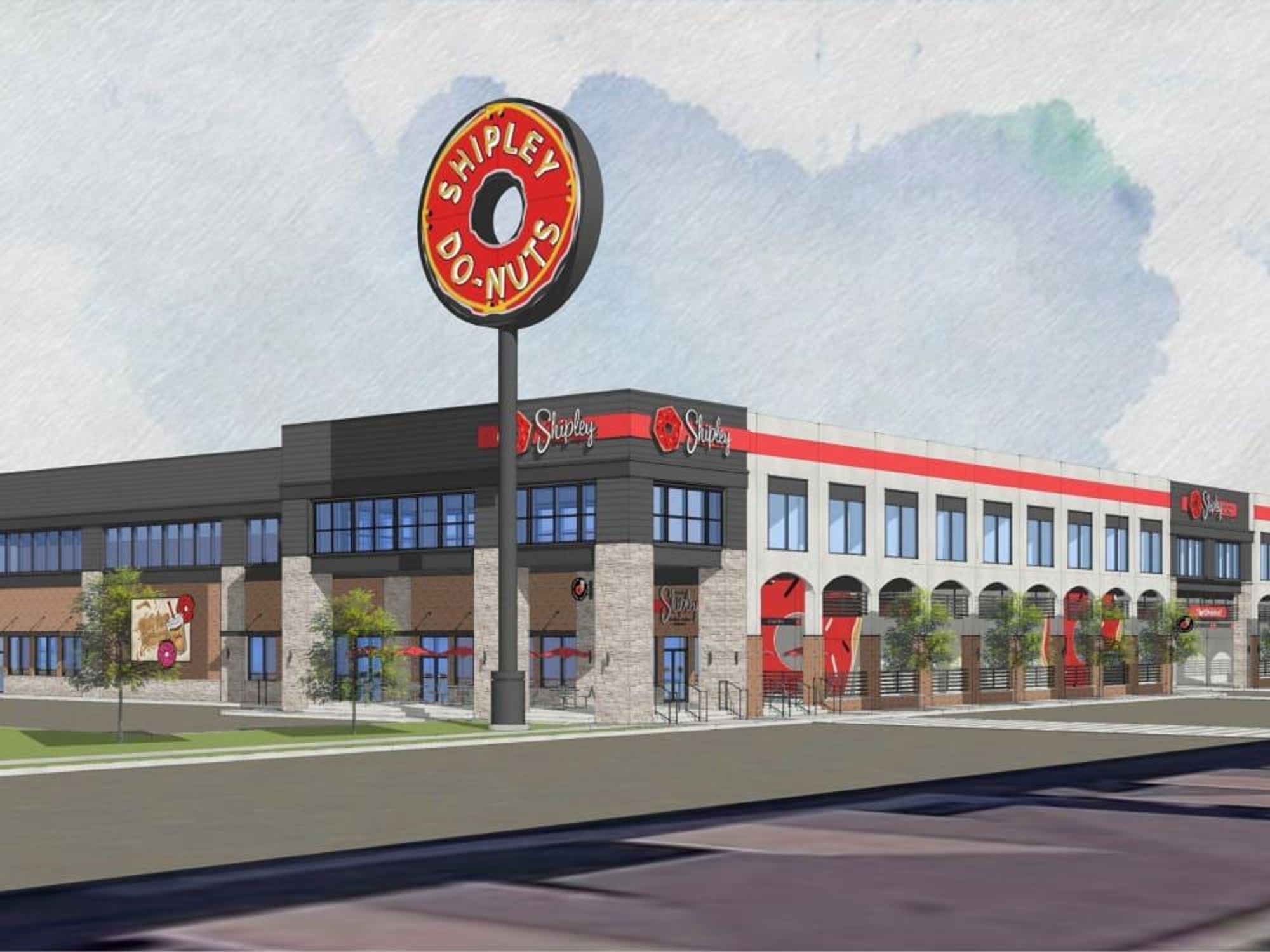 Shipley Do-Nuts corporate headquarters rendering