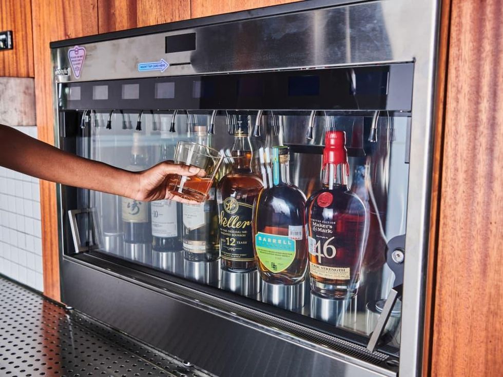 Shoot the Moon spirits pour